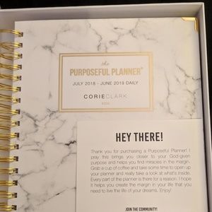 Corie Clark Purposeful Planner Agenda